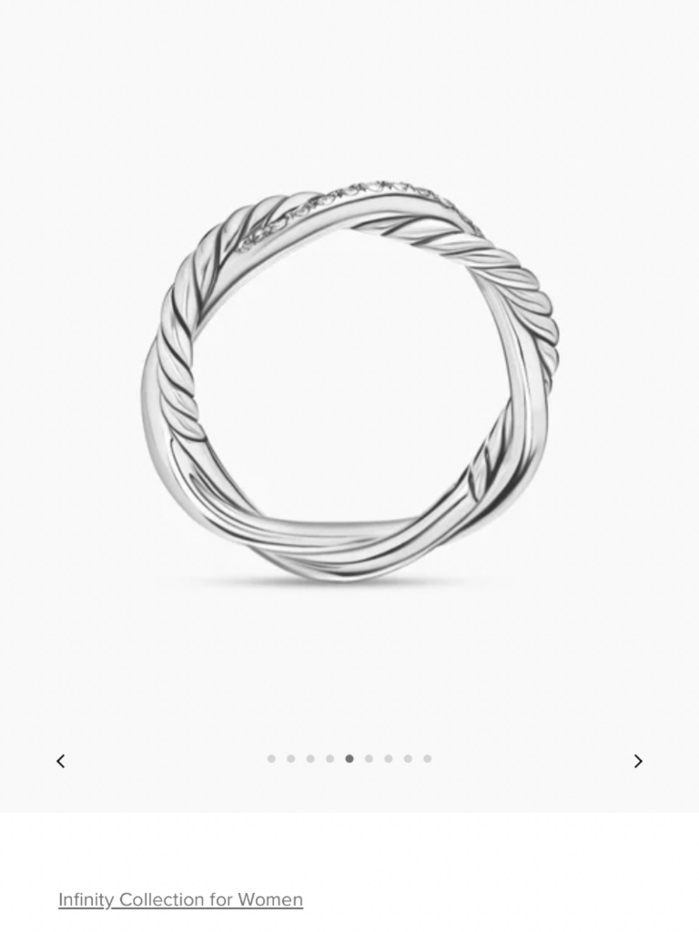 David Yurman PETITE INFINITY BAND RING unisex - Picture 6 of 8